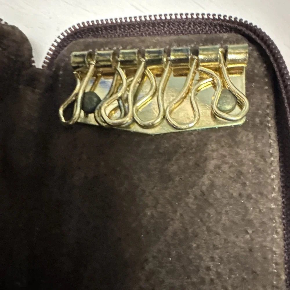 2 Vtg ULTRA Genuine EEL Skin Keychain Holder Wallet‎ NEW Old Stock Made In Korea